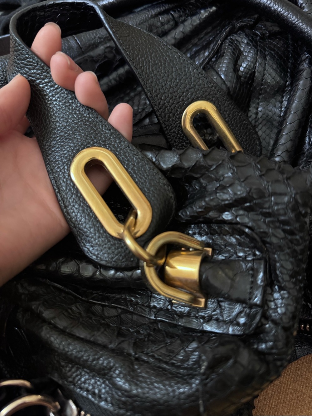 Authentic Chloe Python Paraty handbag - Picture 3 of 8